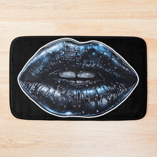 Item preview, Midnight Blue Lips – Glossy Pop art designed and sold by Neer arts.