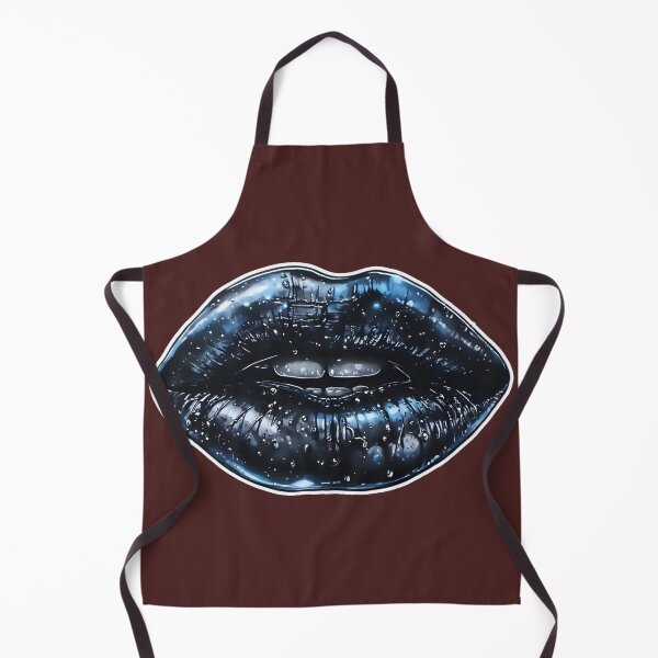 Item preview, Midnight Blue Lips – Glossy Pop art designed and sold by Neer arts.