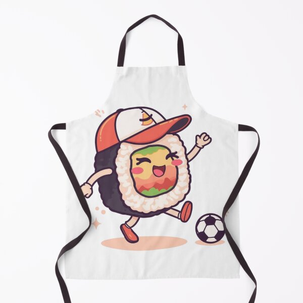 Item preview, Kawaii Footballer Sushi - California Roll Goalscorer designed and sold by CoolKawaï.