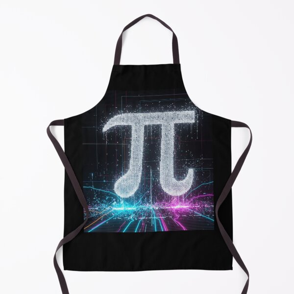 Item preview, Cyberpunk Glitch Pi Day - Futuristic Neon Mathematical Art designed and sold by Design_Your_Day.
