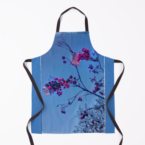 Item preview, Bunches of rowan against the blue winter sky designed and sold by Enerjetal.