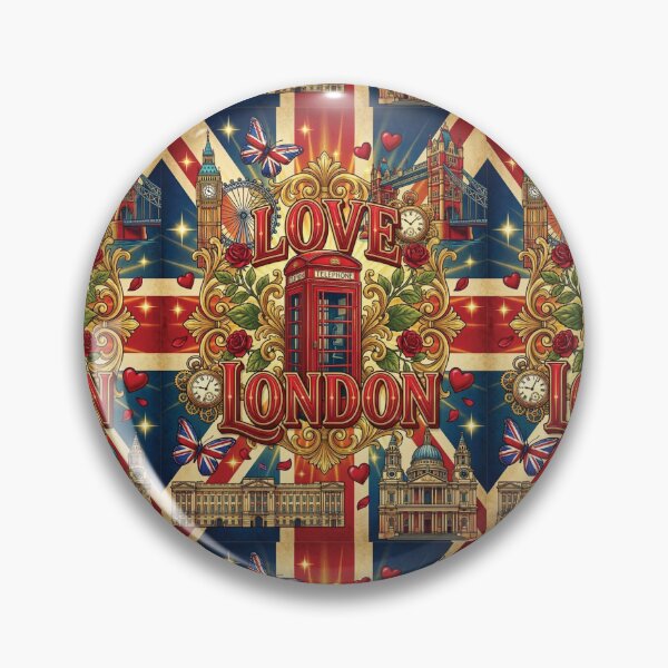 Item preview, Ornate Red Telephone Box Love London Vintage Art designed and sold by DGtaLrtcom.