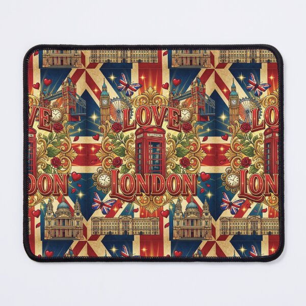 Item preview, Ornate Red Telephone Box Love London Vintage Art designed and sold by DGtaLrtcom.