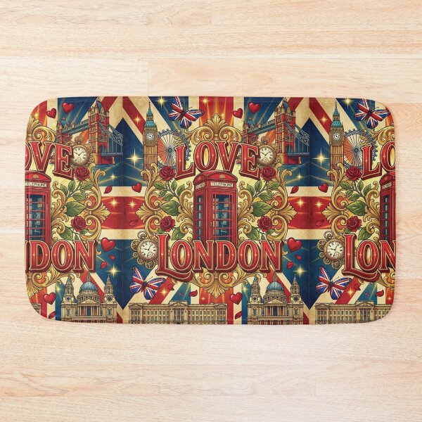 Item preview, Ornate Red Telephone Box Love London Vintage Art designed and sold by DGtaLrtcom.