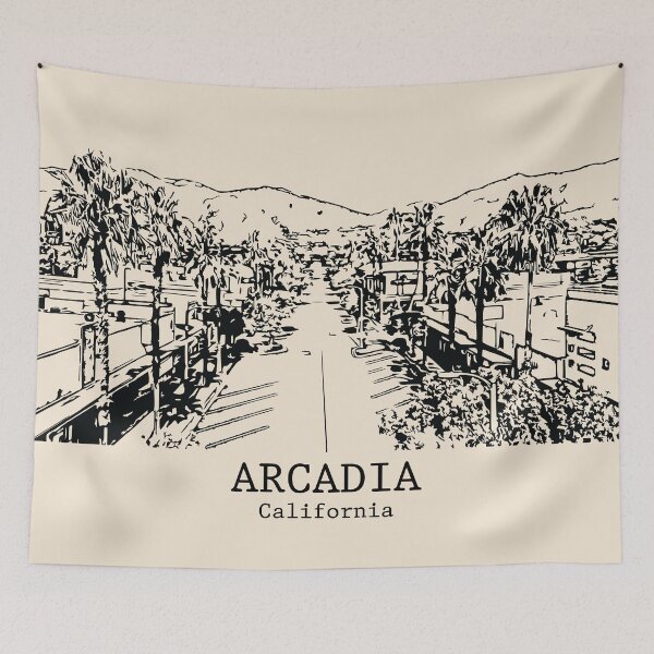 Item preview, Arcadia - California designed and sold by Lakeric Cityscapes.