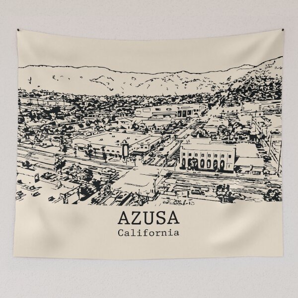 Item preview, Azusa - California designed and sold by Lakeric Cityscapes.