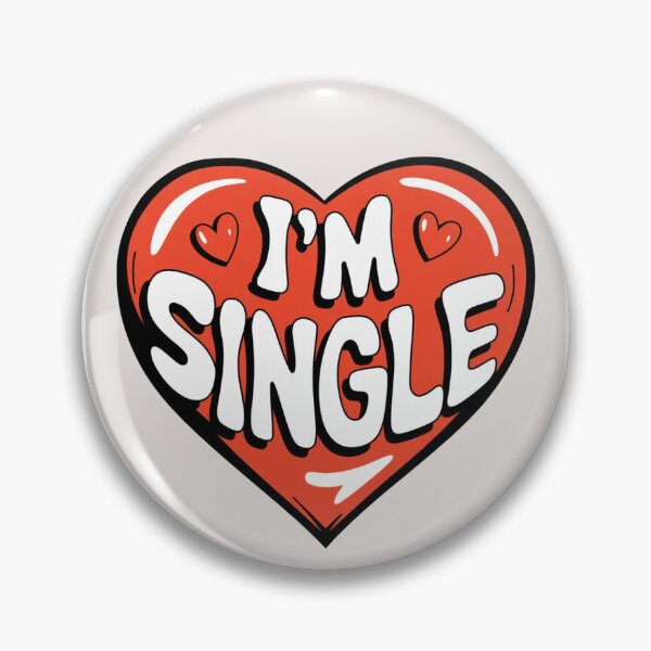 Item preview, Valentine's Day heart for singles designed and sold by gabobigdream.