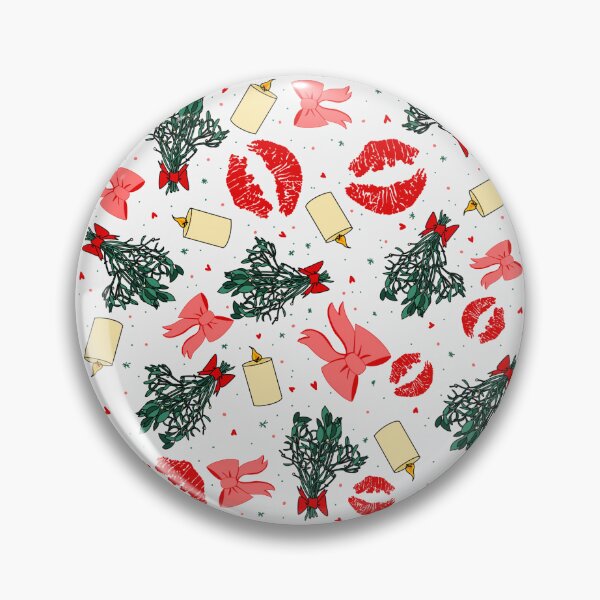 Item preview, Mistletoe Madness -Hand Drawn Seamless Pattern  designed and sold by Prickly Pear Products.