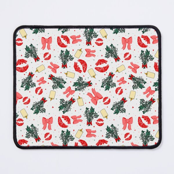 Item preview, Mistletoe Madness -Hand Drawn Seamless Pattern  designed and sold by Prickly Pear Products.