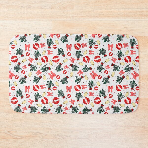 Item preview, Mistletoe Madness -Hand Drawn Seamless Pattern  designed and sold by Prickly Pear Products.