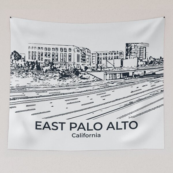 Item preview, East Palo Alto - California designed and sold by Lakeric Cityscapes.