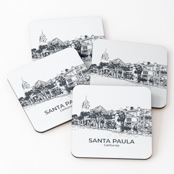 Item preview, Santa Paula - California designed and sold by Lakeric Cityscapes.