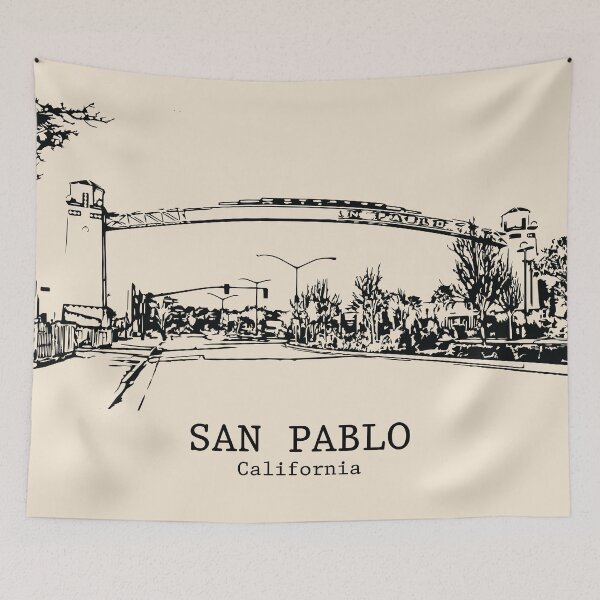 Item preview, San Pablo - California designed and sold by Lakeric Cityscapes.