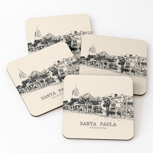 Item preview, Santa Paula - California designed and sold by Lakeric Cityscapes.