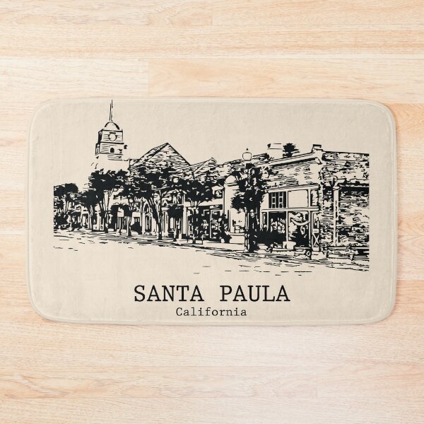 Item preview, Santa Paula - California designed and sold by Lakeric Cityscapes.