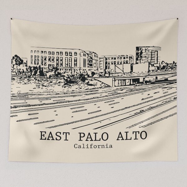 Item preview, East Palo Alto - California designed and sold by Lakeric Cityscapes.