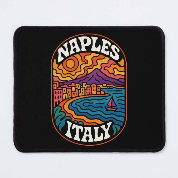 Item preview, Naples Italy Trippy Travel designed and sold by TomFrontierArt.