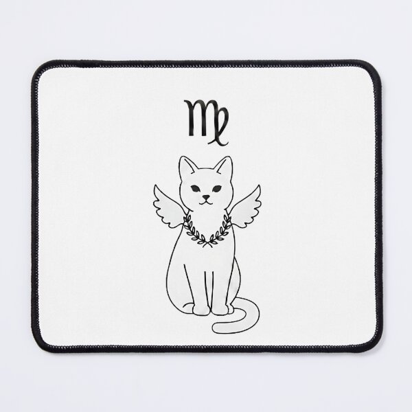 Item preview, Virgo Cat Minimalist Design | Zodiac Astrology Illustration designed and sold by CuteKats.