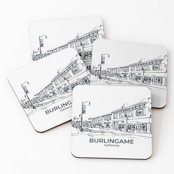 Item preview, Burlingame - California designed and sold by Lakeric Cityscapes.