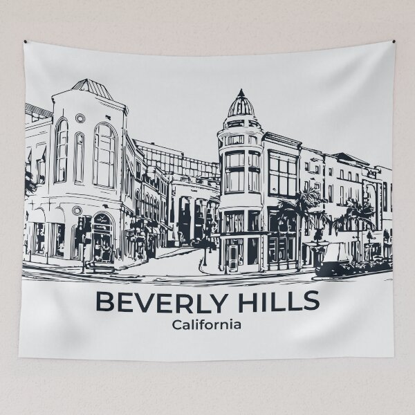 Item preview, Beverly Hills - California designed and sold by Lakeric Cityscapes.