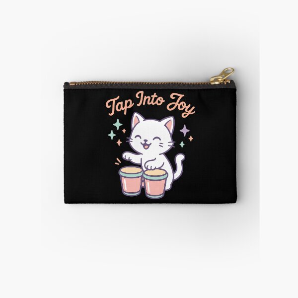 Item preview, Tap Into Joy Cat Graphic Shirt – Soft Positive Cat Art designed and sold by WhiskerlyGfx.