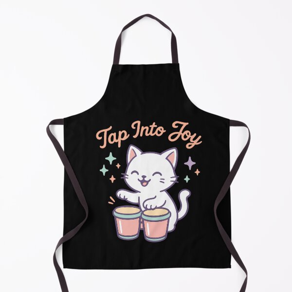 Item preview, Tap Into Joy Cat Graphic Shirt – Soft Positive Cat Art designed and sold by WhiskerlyGfx.