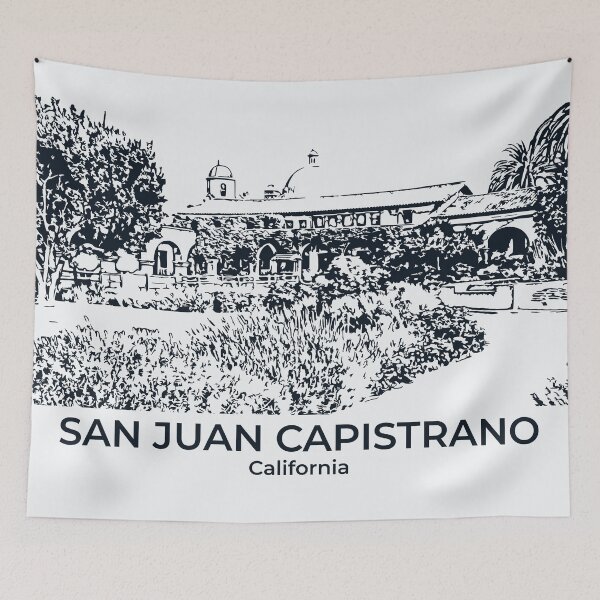 Item preview, San Juan Capistrano - California designed and sold by Lakeric Cityscapes.