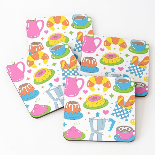 Item preview, Neon Breakfast Doodles designed and sold by Marplesmade.