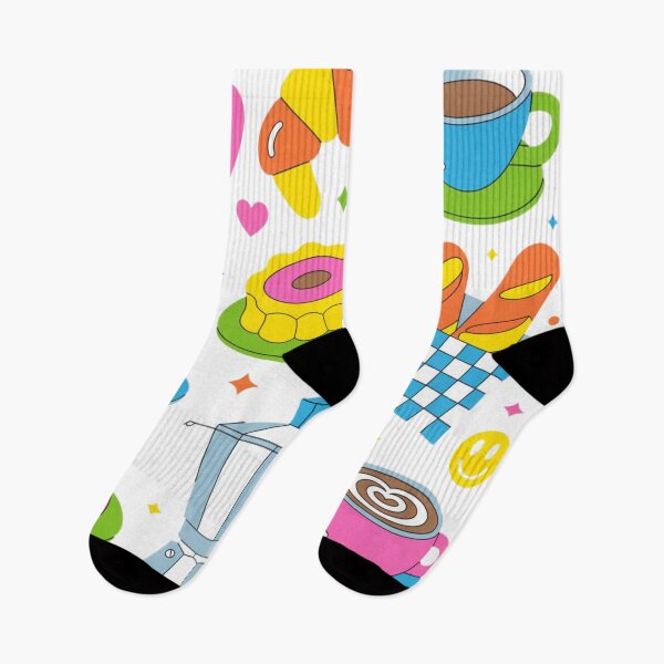 Item preview, Neon Breakfast Doodles designed and sold by Marplesmade.