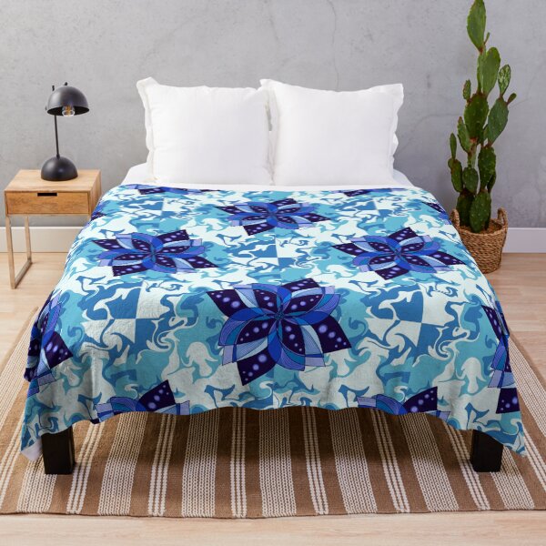 Item preview, Blue Flower Pattern designed and sold by Vivinedrawsells.