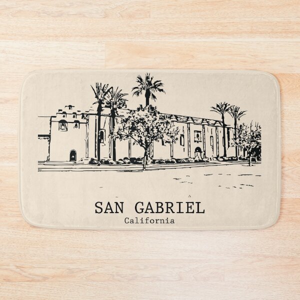 Item preview, San Gabriel - California designed and sold by Lakeric Cityscapes.