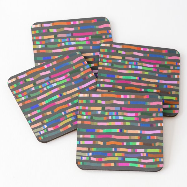Item preview, Bold Funky Abstract Wavy Stripe Dark designed and sold by Little by Little - Everything is Possible.
