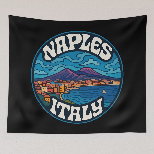Item preview, Naples Italy Travel designed and sold by TomFrontierArt.