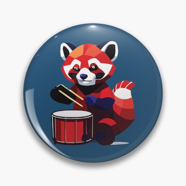 Item preview, musical red panda mosaic designed and sold by designmari.