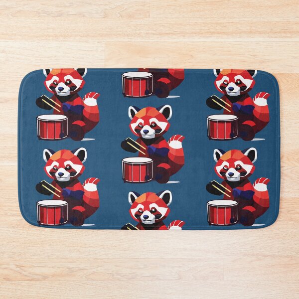 Item preview, musical red panda mosaic designed and sold by designmari.