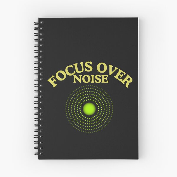 Item preview, Focus Over Noise Quote Shirt – Minimal Target Design for Clarity and Discipline designed and sold by AdicretorDesign.