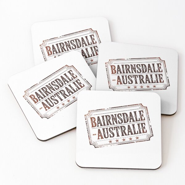 Item preview, Bairnsdale – Retro Stamp Style Typography designed and sold by JessArty ⭐⭐⭐⭐⭐.