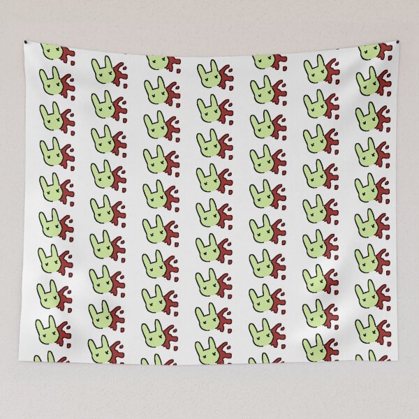 Item preview, Green Scene Bunny Illustration designed and sold by Inkspiritual.
