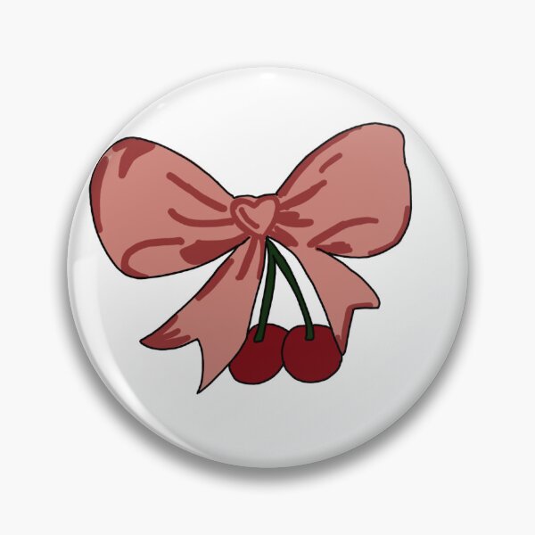 Item preview, bow cherries designed and sold by pucksandplaylists.