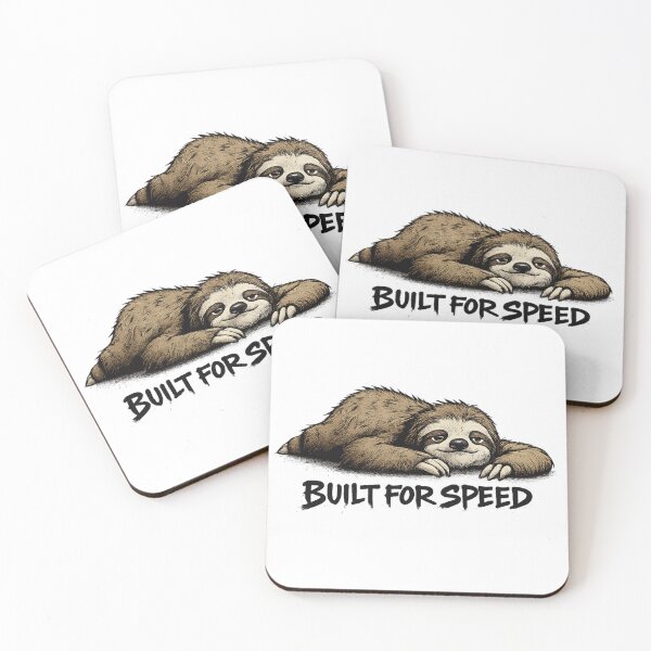 Aperçu de l'œuvre Paresseux Humour - Built for Speed créée et vendue par DailyTeesShop.