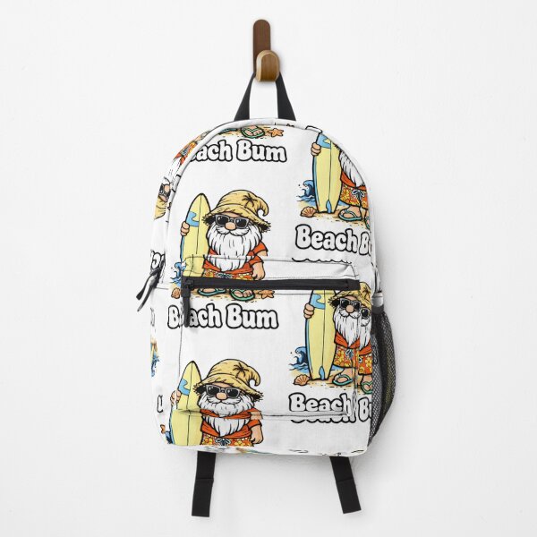 Item preview, Beach Bum Gnome with Surfboard – Cute Summer Cartoon Art designed and sold by Moriarty's Digital Visions.
