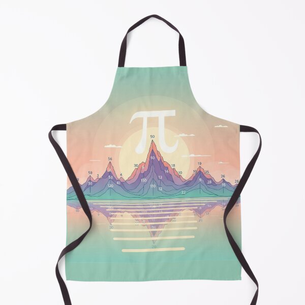 Item preview, Hidden Pi Number Landscape - Aesthetic Mathematical Data Art designed and sold by Design_Your_Day.