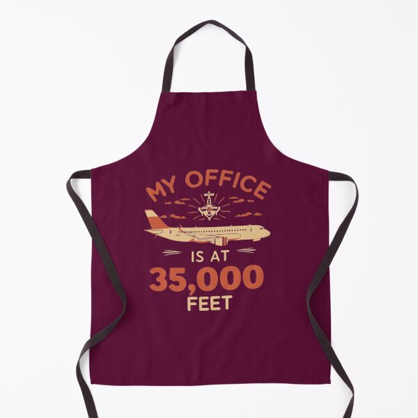 Item preview, My Office Is at 35,000 Feet. Pilot Aviation Airplane Design. designed and sold by LunaPrintCo.
