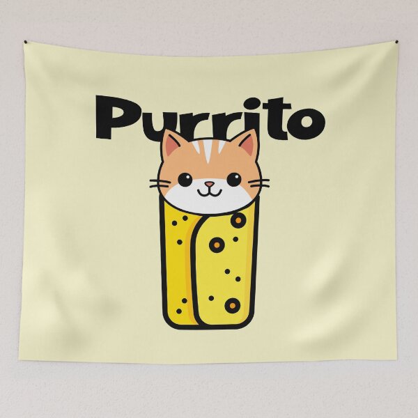 Item preview, Purrito Funny Cat designed and sold by Sachie's Studio.