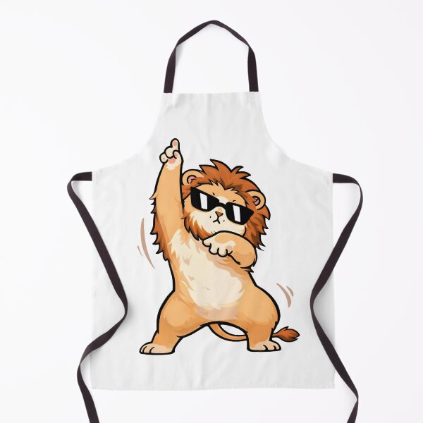 Item preview, Dancing Lion With Sunglasses – Funny Cute Animal Illustration designed and sold by Senkov.