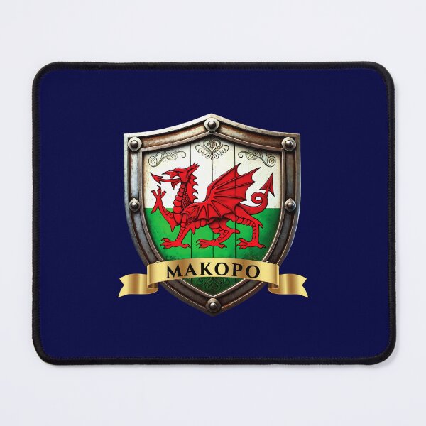 Item preview, Makopo Welsh Heritage Crest Shield designed and sold by Highlandkings.