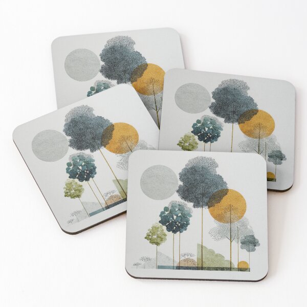 Item preview, Silent Geometry Forest designed and sold by casaloomaria.
