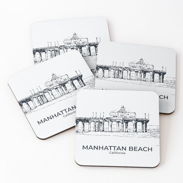 Item preview, Manhattan Beach - California designed and sold by Lakeric Cityscapes.