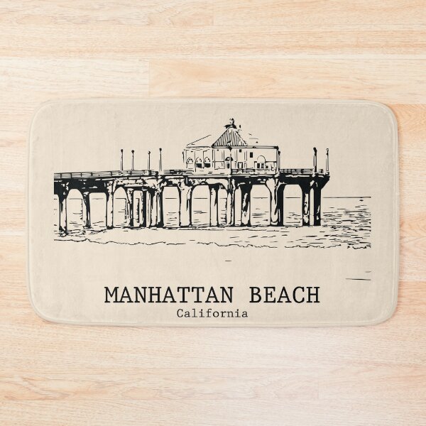 Artikelvorschau, Manhattan Beach - Kalifornien entworfen und verkauft von Lakeric Cityscapes.