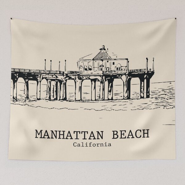 Item preview, Manhattan Beach - California designed and sold by Lakeric Cityscapes.